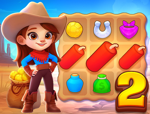 Spiel Wild West Match 2: Der Goldrausch  Online