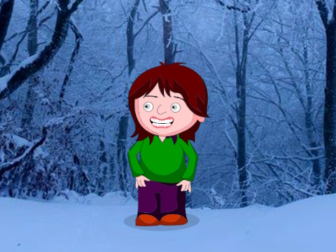 Spiel Kleines Mädchen entkam der Weihnachtsinsel  Online