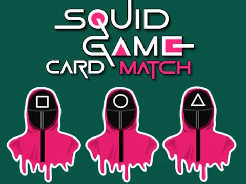 Spiel Tintenfisch -Spiel -Speicherkarte Match Online