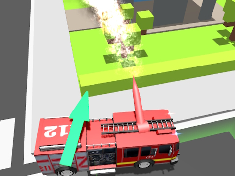 Spiel Feuerwehrauto-Rettungsfahrt  Online