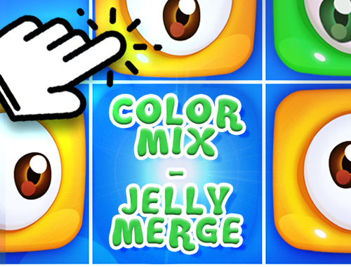 Spiel Farbmischung – Jelly Merge  Online