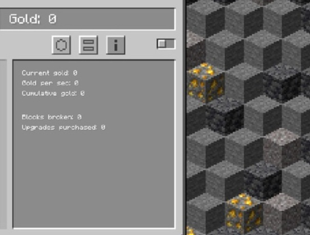 Spiel Minecraft Gold Clicker Online