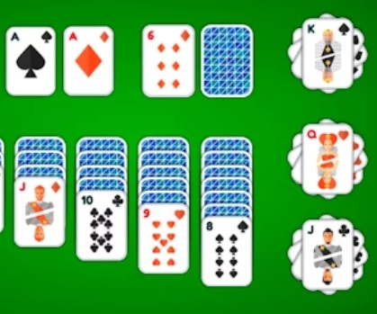Spiel Klondike Solitaire 4 Anzüge  Online