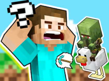 Spiel Kinderquiz: Errate die Minecraft-Stimme  Online