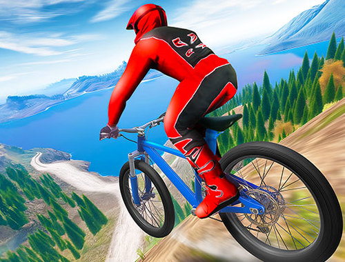 Spiel Fahrer Downhill-Rennen  Online