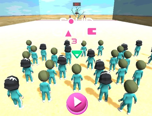 Spiel Tintenfisch-Spielrennen 3d  Online