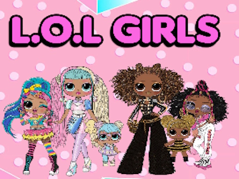 Spiel L. O. L OMG Malbuch für Mädchen  Online
