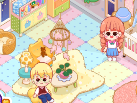Spiel Dekor: Niedliches Kinderzimmer  Online