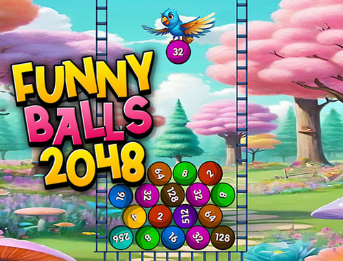 Spiel Lustige Bälle 2048  Online
