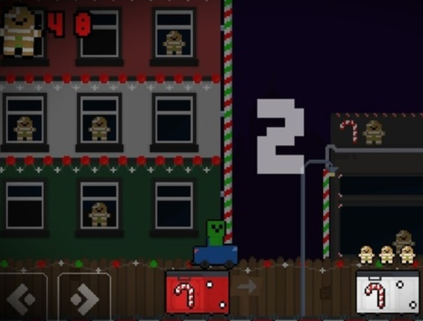 Spiel Weihnachtsmann-Autoplätzchen  Online