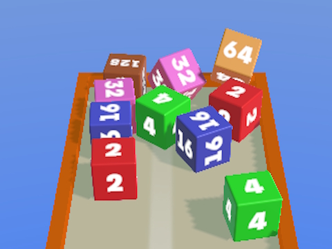 Spiel Würfel zusammenführen 2048 3D  Online