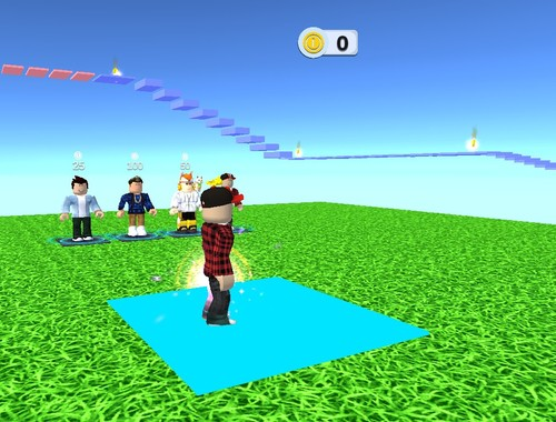Spiel Einfache Obby Jump and Run Challenge online  Online