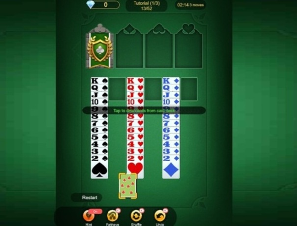 Spiel Solitaire-König  Online