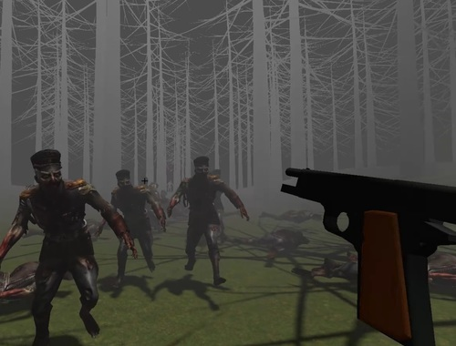 Spiel Zombies in einem Wald  Online