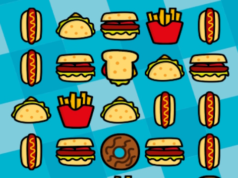 Spiel Food Match-Spiel  Online