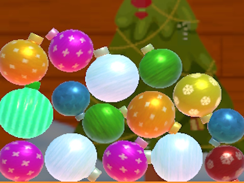Spiel Neujahrsbälle 2048 in 3D  Online