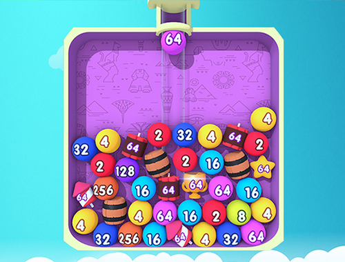 Spiel Blasenverschmelzung 2048  Online