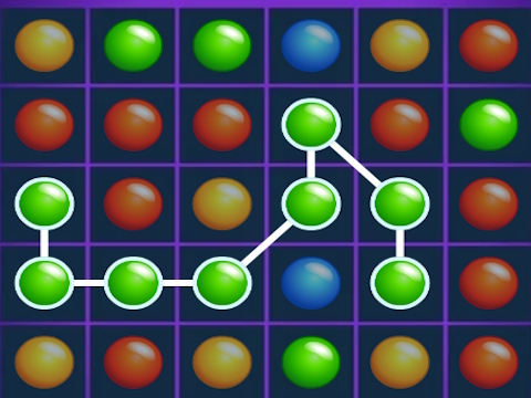 Spiel Verbinde die Blasen  Online