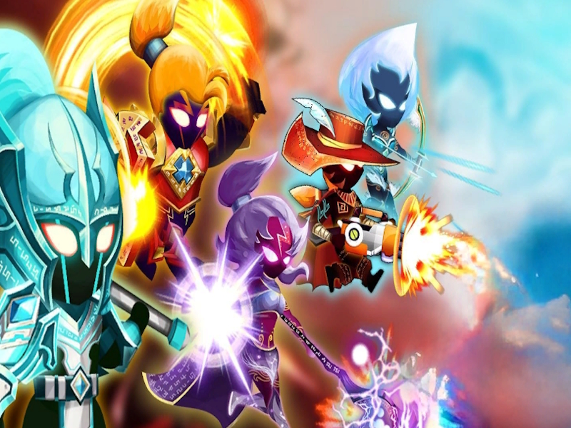 Spiel Stickman Saga: Ninja Shadow Warriors Online