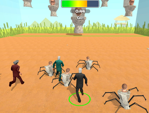 Spiel Kameramann gegen Skibidi Survival  Online