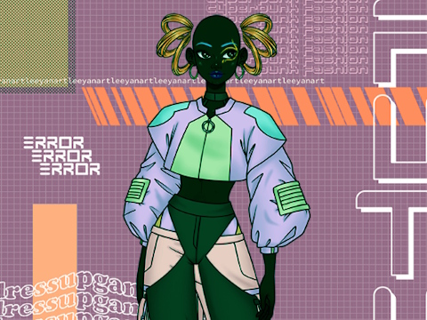 Spiel Pastellfarbener Cyberpunk  Online