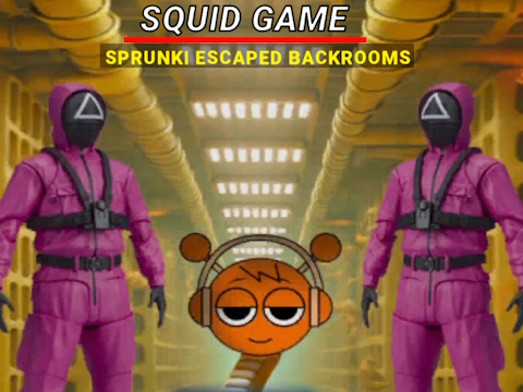 Spiel Squid Game Sprunki entkam Hinterräumen Online