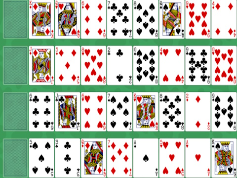 Spiel Karten: Solitaire-Teppich  Online