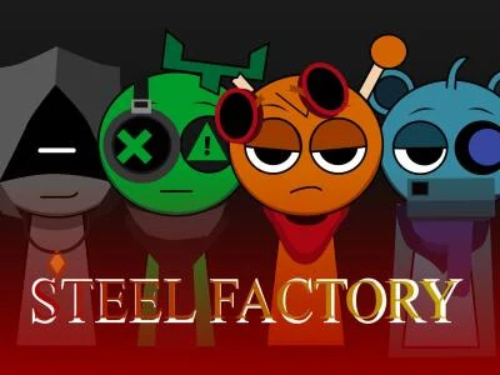 Spiel Sprunki x SepBox: Stahlfabrik  Online
