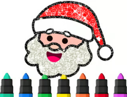 Spiel Malbuch: Santas Geschenk  Online