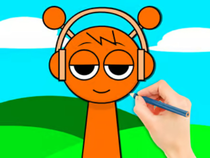 Spiel Malbuch: Sprunki Oren  Online