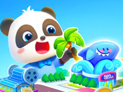 Spiel Puzzle: Die Traumstadt von Baby Panda  Online