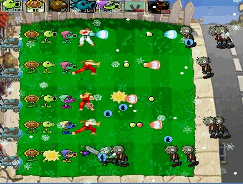 Spiel Street Fighter gegen Zombies  Online