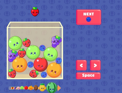 Spiel Obst verschmelzen  Online