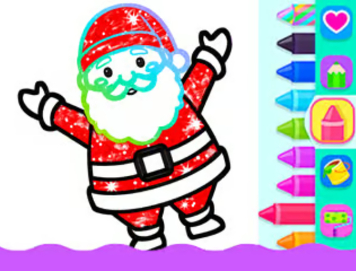 Spiel Kleinkindzeichnung: Weihnachten  Online