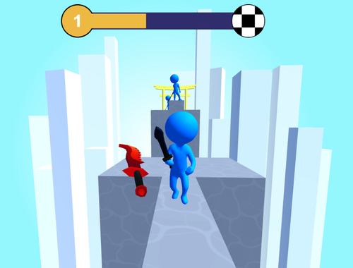 Spiel Schwertspiel! Ninja Slice Runner  Online