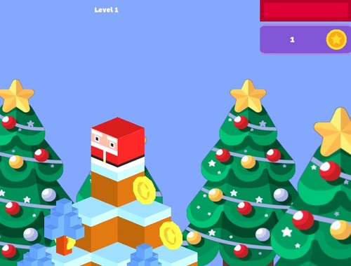 Spiel Santa stürmte nach unten  Online