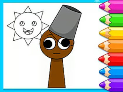 Spiel Malbuch: Sprunki Brud  Online