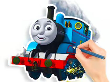 Spiel Malbuch: Thomas  Online