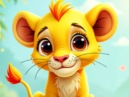 Spiel Puzzle: Baby Simba  Online