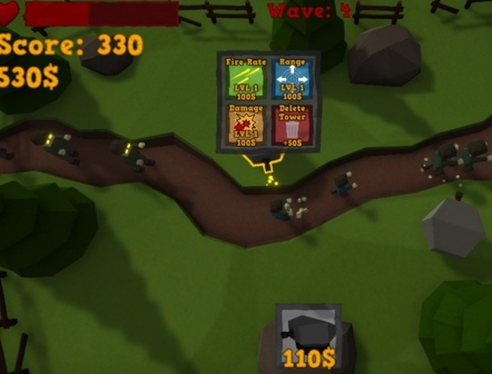 Spiel Turmzombie -Verteidigung  Online