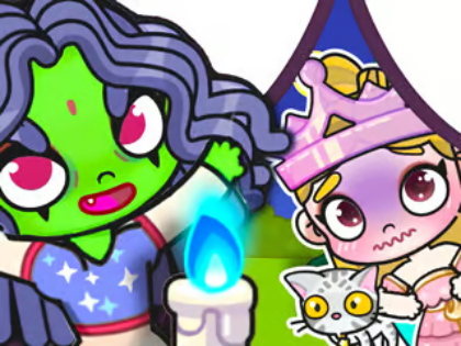 Spiel Puzzle: Elphaba und Glinda  Online