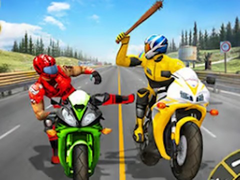 Spiel Moto -Angriff - Fahrradrennen  Online