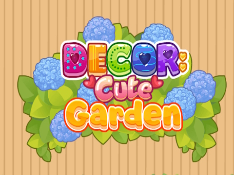 Spiel Dekor: süßer Garten  Online