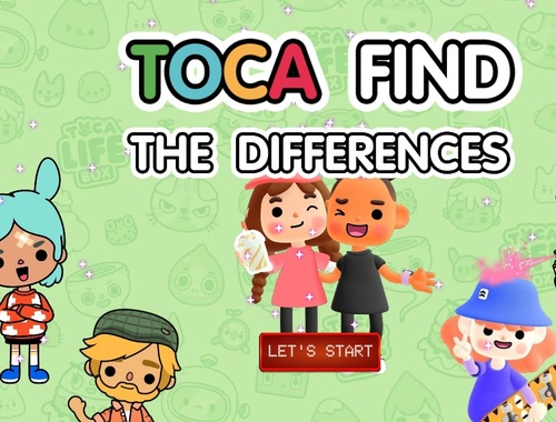 Spiel TOCA finden die Unterschiede  Online