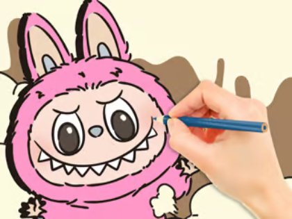 Spiel Malbuch: Labubu  Online