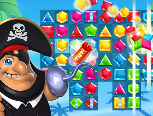 Spiel Piraten entsprechen dem verlorenen Schatz  Online