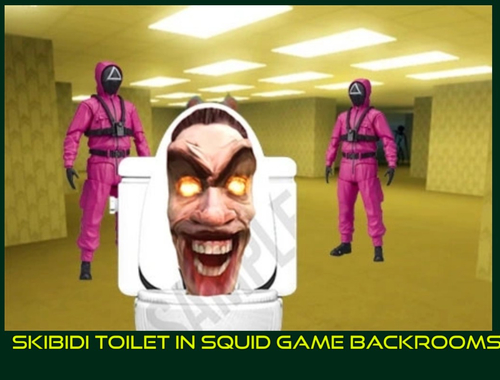 Spiel Skibidi -Toilette in Tintenfisch -Backrooms  Online