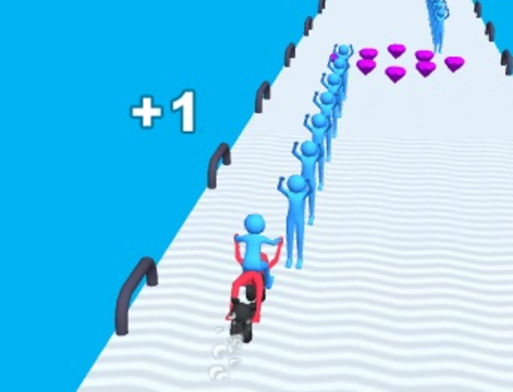 Spiel Menschliches Fahrzeug laufen  Online