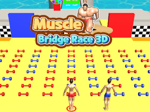 Spiel Muscle Bridge Race 3D Online