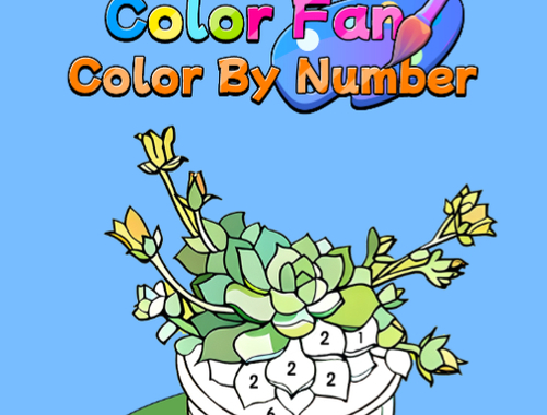 Spiel Farbfächerfarbe nach Nummer  Online